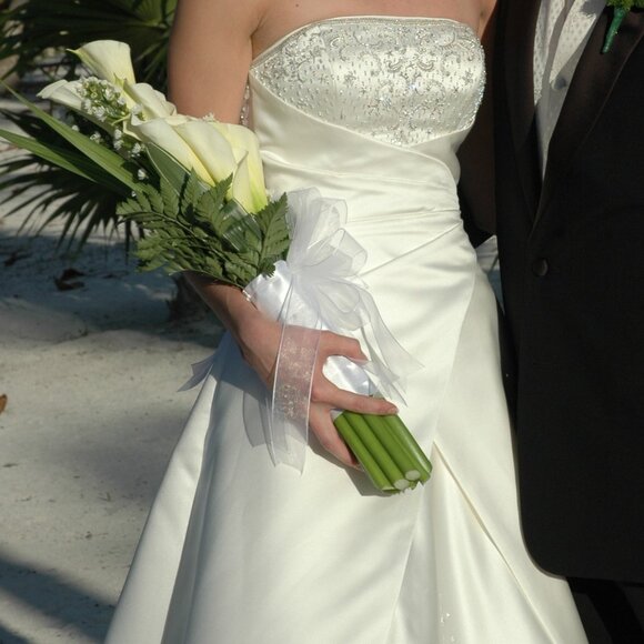 Alfred Sung Wedding Dress 6572 - Picture 1 of 8